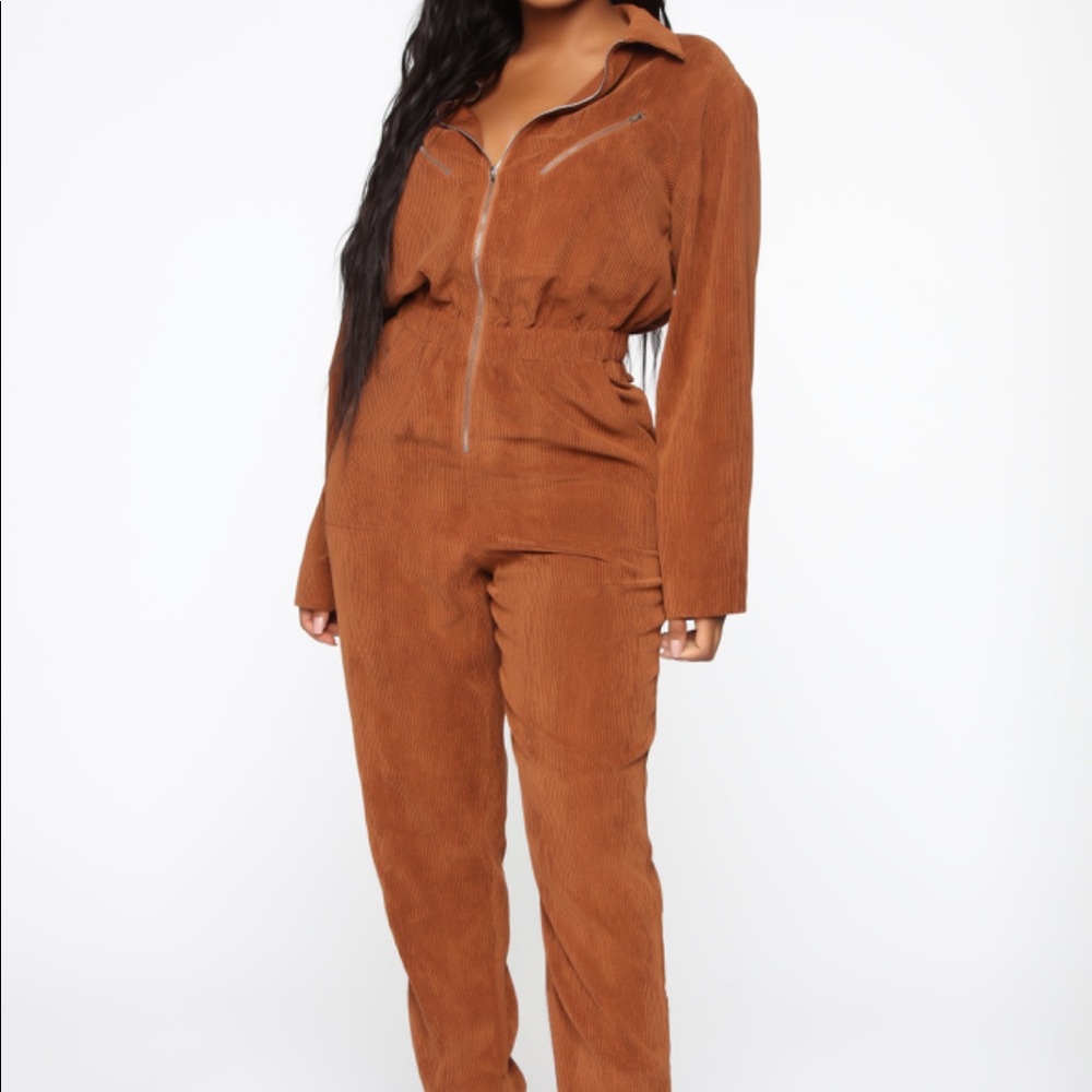 Corduroy jumpsuit
